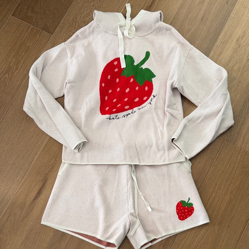Kate Spade x Target Strawberry Pajama Set - Light Pink